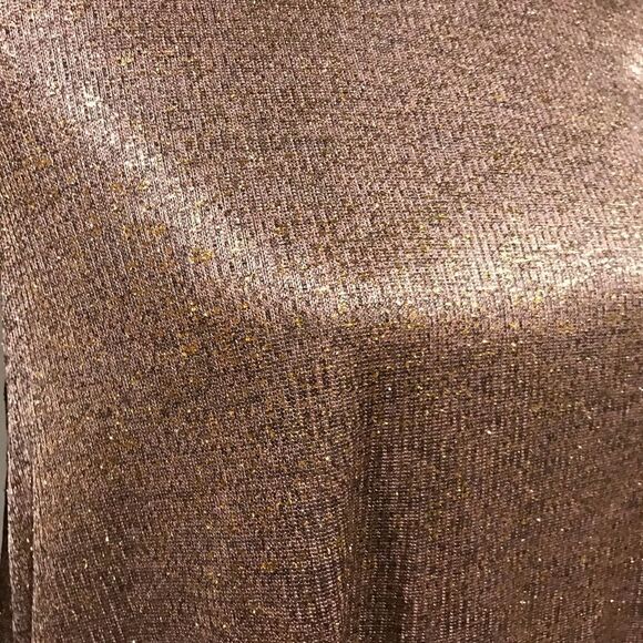 Rose Gold long sleeve a-line tunic or mini dress - Picture 3 of 13